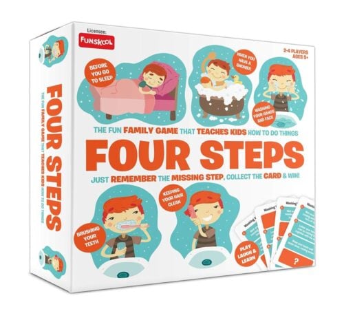 Funskool Four Steps-A Simple Game for Daily Routine For Kids | 5 + Years