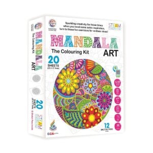 RATNA'S Mandala Art Colouring Kit boosts creativity and focus through relaxing art fun. Fast delivery in Pune with shipping across India.