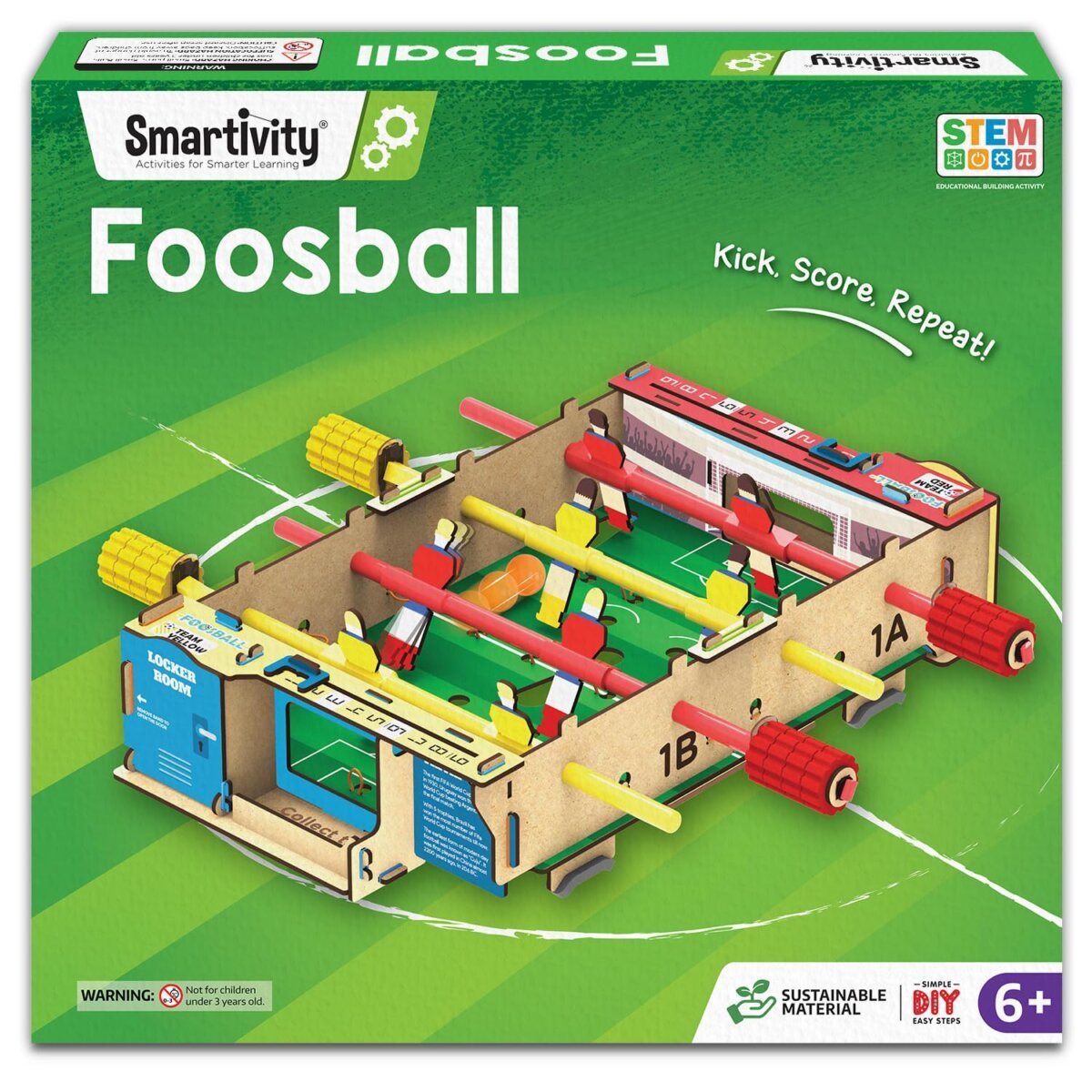Buy Smartivity DIY Foosball Table Indoor Soccer Game For Kids 6+ Years  for Online In India • Kheliya Toys