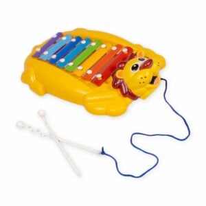 Ratna's Pull Along Lion Xylophone – Fun Musical Toy for Toddlers | Amazing Early Learning & Motor Skill Development Toy for Kids 8+ Months