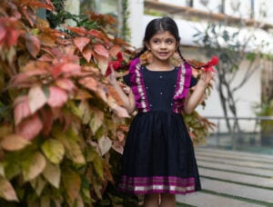 Little Indian Khun Black Frock