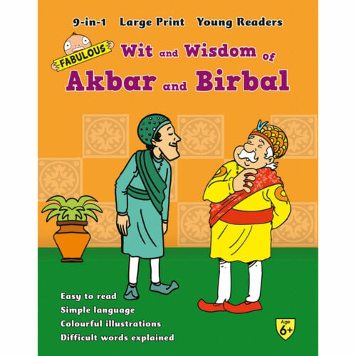 Shree Book 9 In 1 Fabulous 'Wit And Wisdom Of Akbar And Birbal' | Large Print Story Book For Kids | 6+year