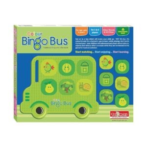 Toymate Bingo Wooden Bus | Learning Education Mind Fun Puzzle Game for Kids | 3+ Years
