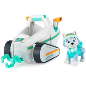 WinMagic Paw Patrol Everest’s Snow Plow Vehicle with Collectible Figure for Kids | 3+Years