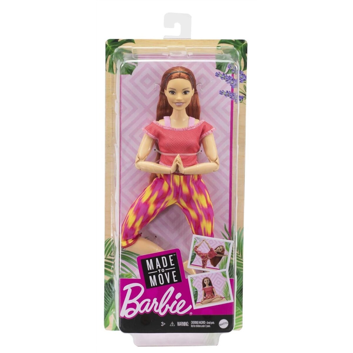 Buy Mattel Barbie Made to Move, Yoga Barbie Dolls Flexible Poses