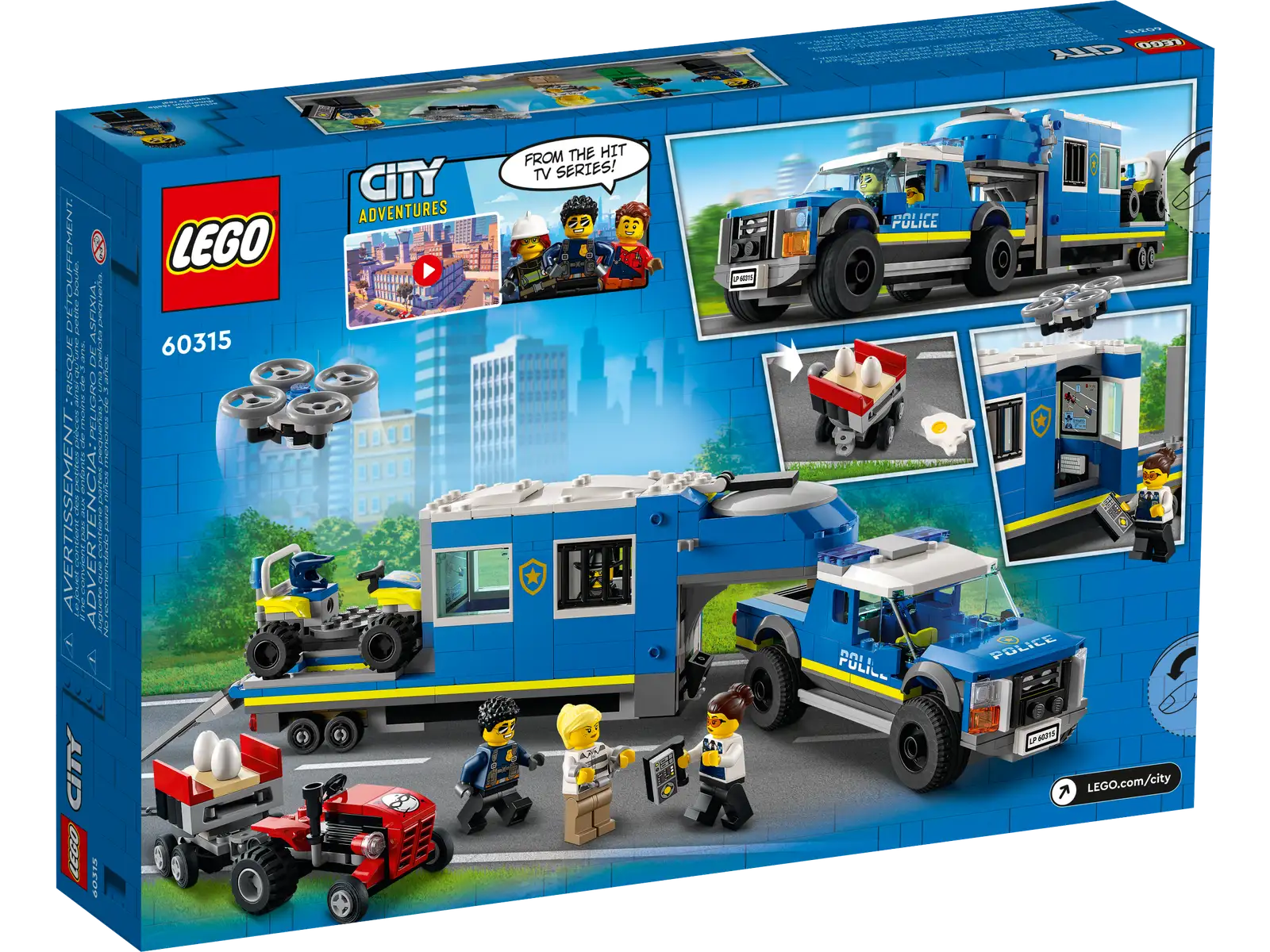 Toy Police City Lego Set LEGO 60316 City Police Station — Toycra - Main Image