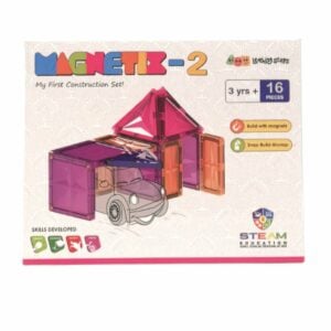 Zephyr Magnetix - 2 Construction Set | Ultimate STEM Magnetic Building Toy for Kids 3+ Years