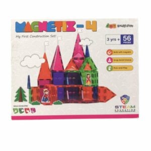 Zephyr Learning Steps Magnetix- 4 Construction Set For Kids (56 Pcs)| 3+Year magnetic toy, Zephyr Learning Steps Magnetix- 4 Construction Set For Kids (56 Pcs)| 3+Year educational playset, Zephyr Learning Steps Magnetix- 4 Construction Set For Kids (56 Pcs)| 3+Year STEM learning toy