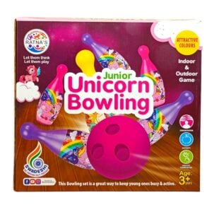 junior unicorn bowling set for kids, unicorn bowling set for toddlers, junior unicorn bowling game for kids, fun bowling set for kids, unicorn themed toys for kids