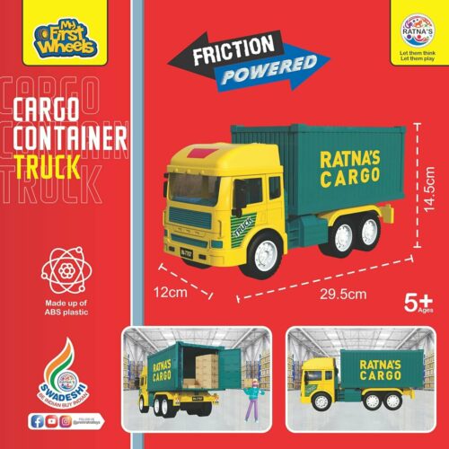 Ratnas Friction Powered Cargo Container Truck 1