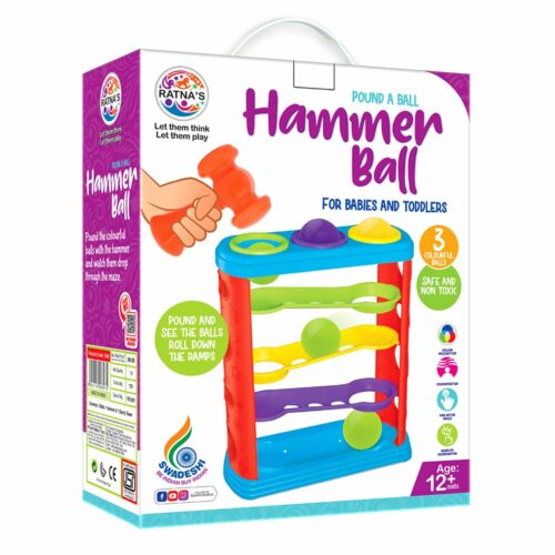 Ratnas Pound A Ball Hammer Ball For Babies Toddlers 2