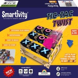 Smartivity Tic Tac Twist STEM DIY Fun Toy | Educational Based Activity Game For Kids | 6+ Years