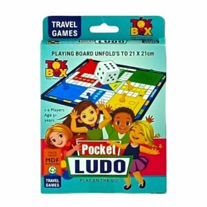 Toy Box Pocket Black And White Travel Game | Classic Strategy Fun In A Compact Travel Edition Game For Kids | 5+ Years