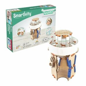 Smartivity Animation Machine | Amazing Educational Construction Activity Game for Kids 6+ Made with Eco-Friendly Wood for Creative STEM Learning