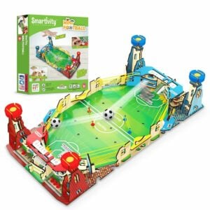 Smartivity Mini Football Game, DIY football game for kids, STEM wooden toy for kids, kids educational football game, creative wooden toy for kids, build your own football game