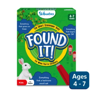 Skillmatics Found It! Outdoors Smart Scavenger Hunt | Fun Educational Game for Kids | Outdoor Activity Toy | 4+ Years