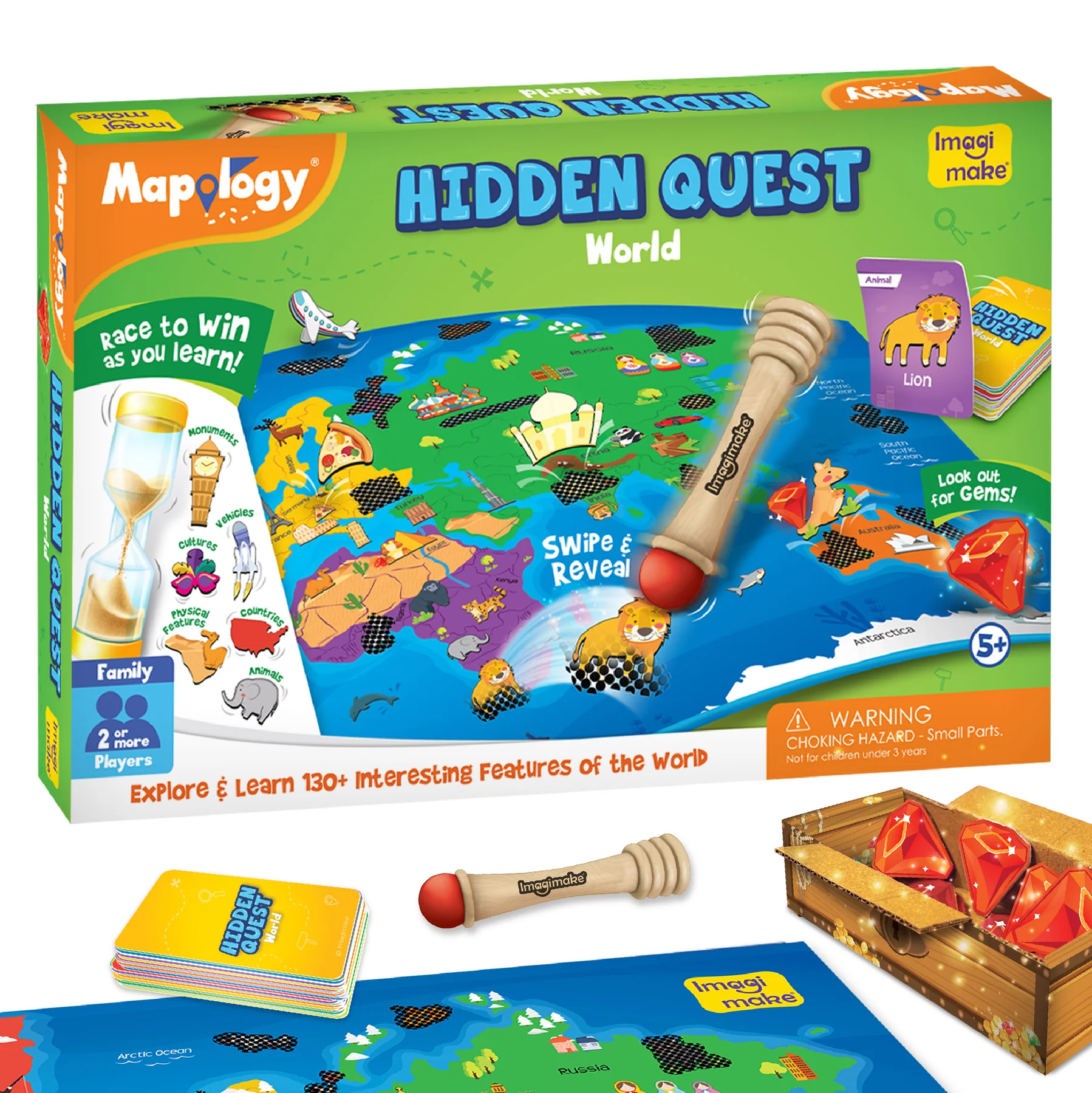 Imagimake Mapology Hidden Quest For Kids | 5+ years