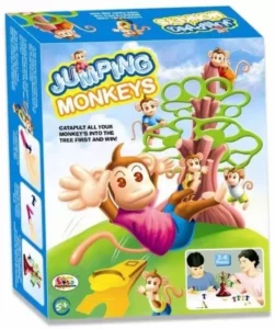 Jumping Monkeys Game | For 2-4 Players, | 5+ Years.
