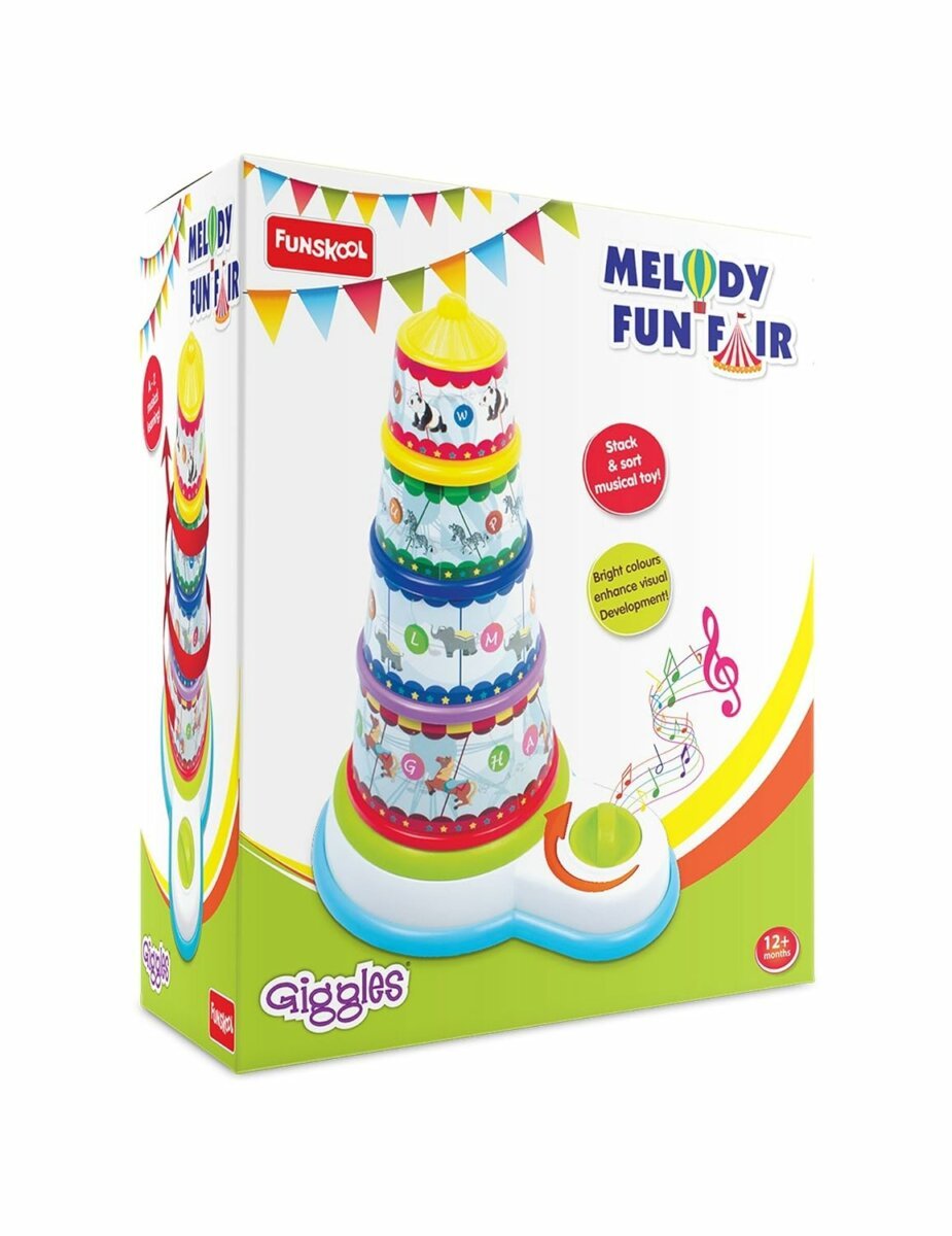 Funskool Giggles Melody Funfair | Musical Fun Toy for Toddlers | 1+Year