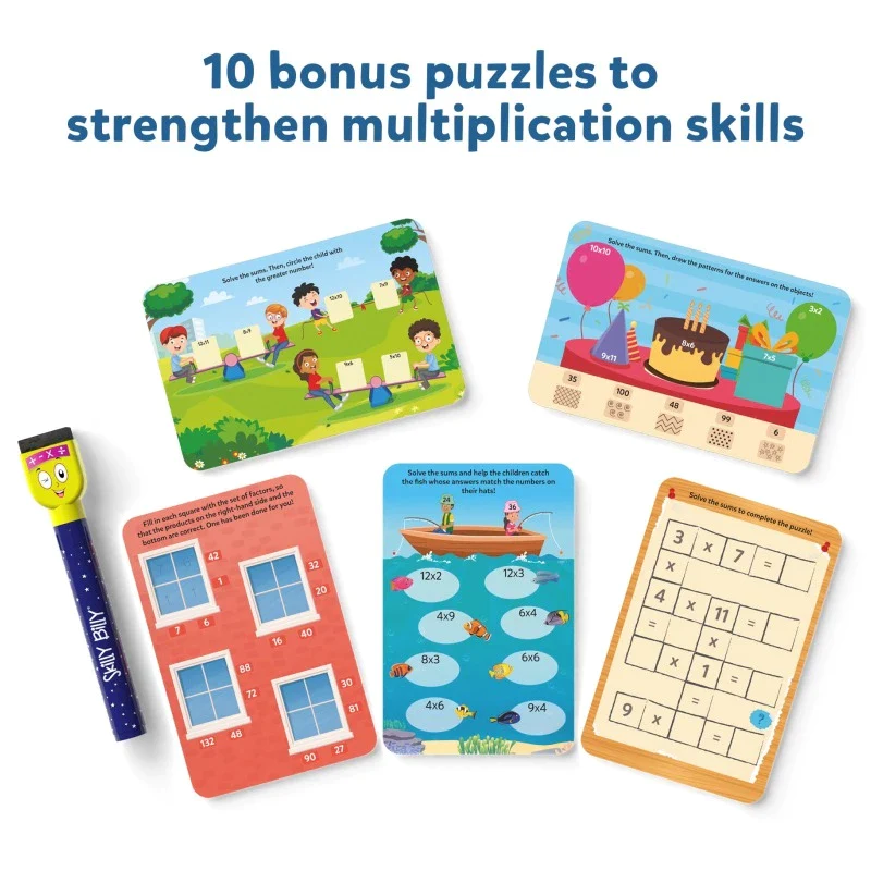 Multi 5 Skillmatics Multiplication Flash Cards | Fun And Interactive Way To Master Times Tables | 7+ Years Skillmatics Multiplication Flash Cards | Fun And Interactive Way To Master Times Tables | 7+ Years Image 2