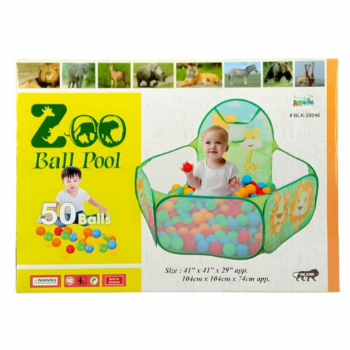 Balak Zoo Ball Pool With 50 Multi colors Balls 1