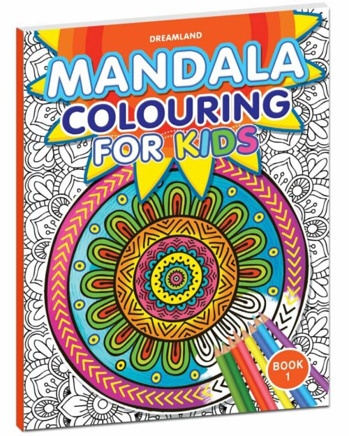 Dreamland Mandala Colouring For Kids Book 1