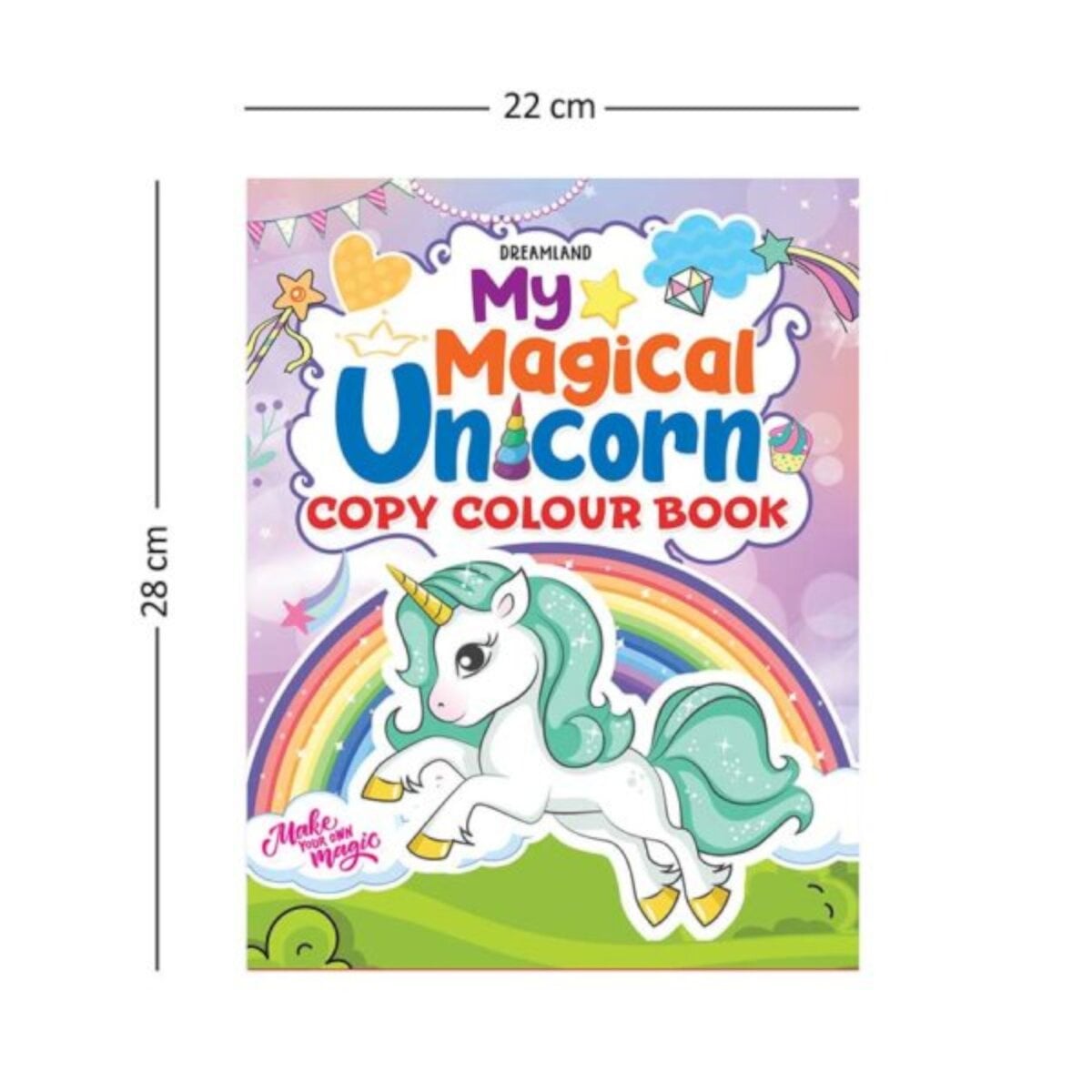 Dreamland My Magical Unicorn Copy Color Book1 Dreamland My Magical Unicorn Copy Color Book | Make Your Own Magic Coloring Book For Kids | 2+ Years. Dreamland My Magical Unicorn Copy Color Book | Make Your Own Magic Coloring Book For Kids | 2+ Years. Image 2