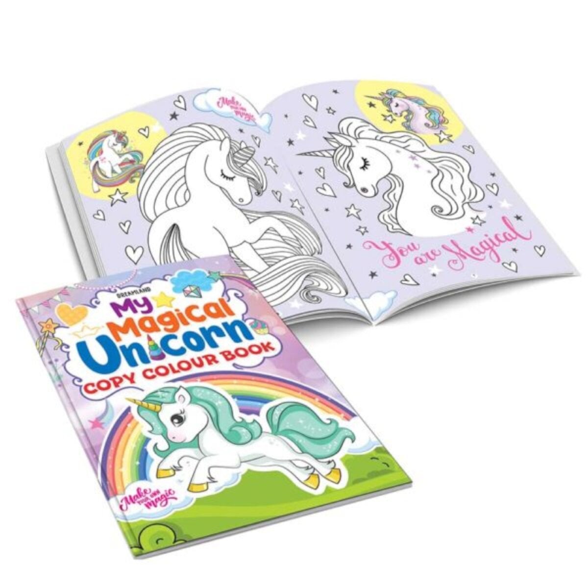 Dreamland My Magical Unicorn Copy Color Book2 Dreamland My Magical Unicorn Copy Color Book | Make Your Own Magic Coloring Book For Kids | 2+ Years. Dreamland My Magical Unicorn Copy Color Book | Make Your Own Magic Coloring Book For Kids | 2+ Years. Image 3