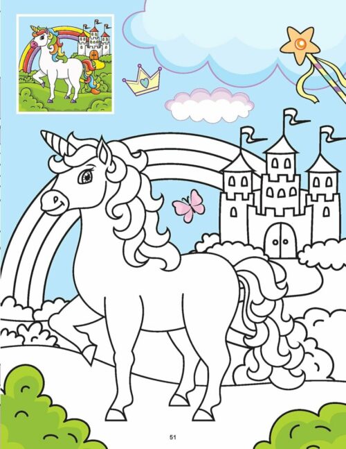 Dreamland My Magical Unicorn Copy Colour Book 6