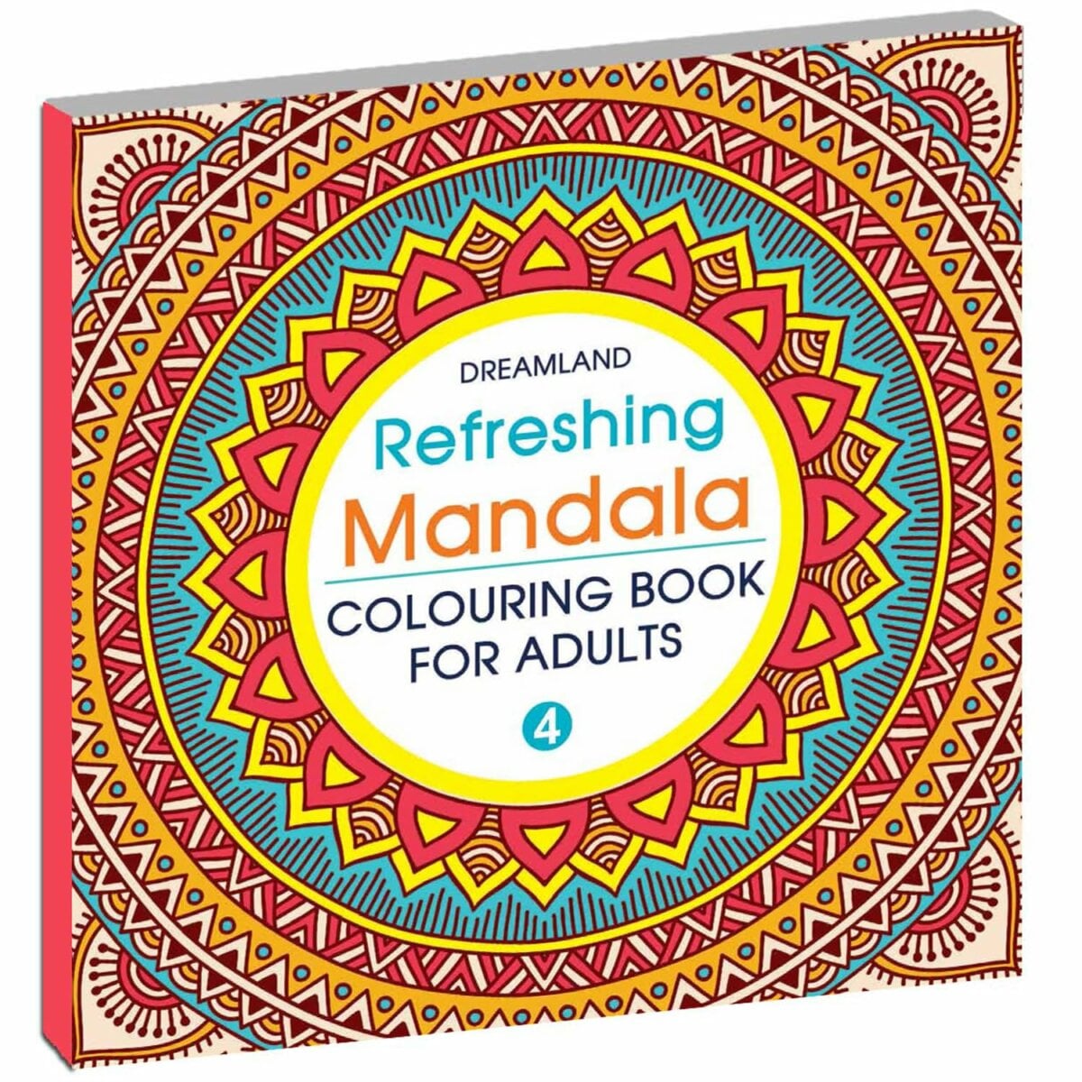 Dreamland Paperback Refreshing Mandala Part 4 Coloring Book | Relaxation, Creativity, and Stress Relief for All Ages | 8+ Years