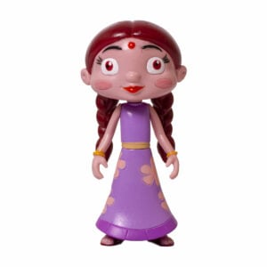 Funskool Chhota Bheem Action Figure Toy - Chutki front view, Funskool Chhota Bheem Action Figure Toy - Chutki collectible figure, Funskool Chhota Bheem Action Figure Toy - Chutki for kids, Funskool Chhota Bheem Action Figure Toy - Chutki side view, Funskool Chhota Bheem Action Figure Toy - Chutki packaging
