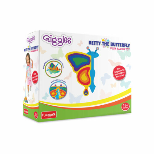 Funskool Giggles Betty The Butterfly Push Along Toy