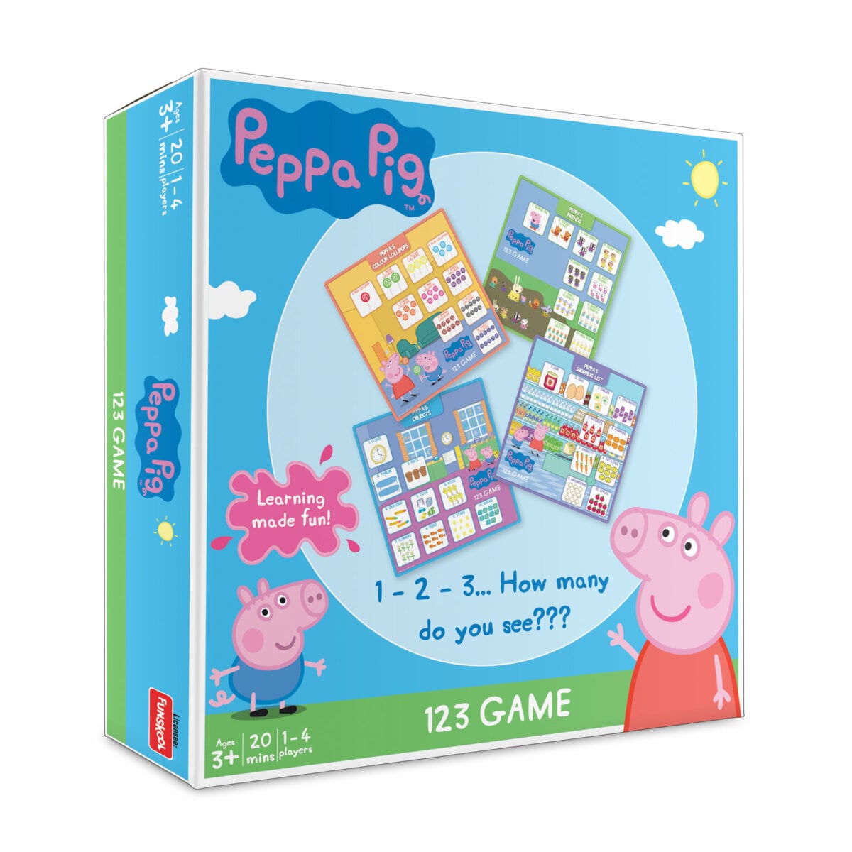 Funskool Peppa Pig 123 Educational Game For Kids | Counting And Matching Skills | 3+Years