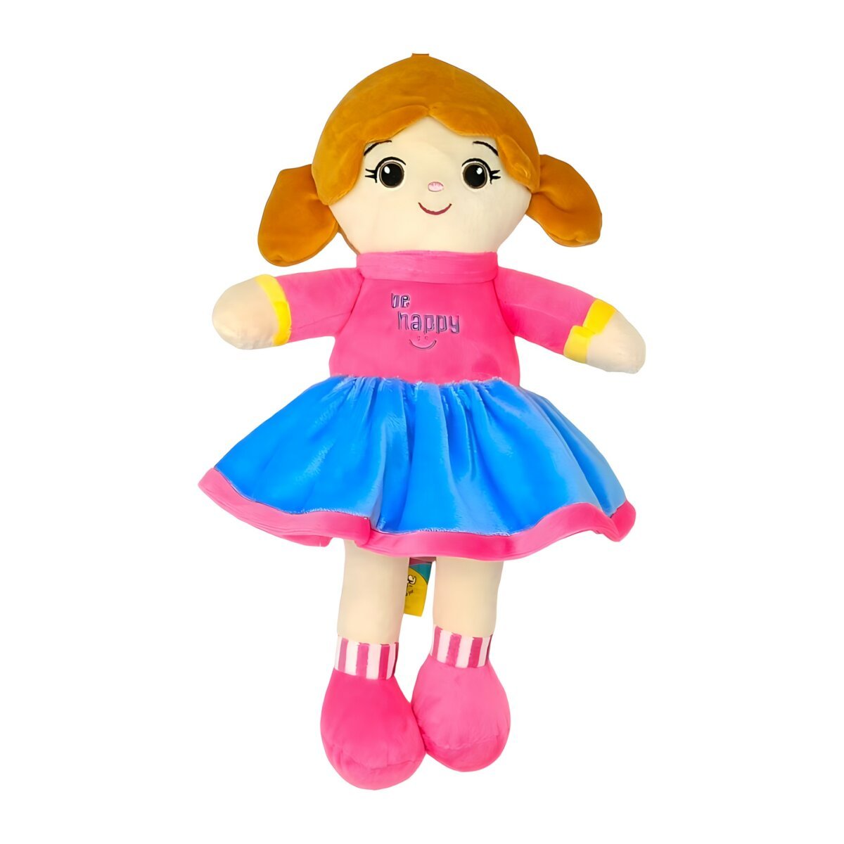 Lovely Toys Super Soft Stuffed Little Girl Standing Doll 36 cm | Cute And Huggable Plush Toy For Girls | 3+Years