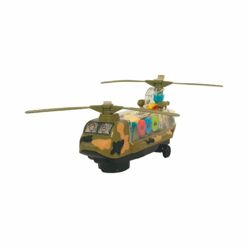 Lumo Gears Transporter Helicopter Musical Toy LMI 658B
