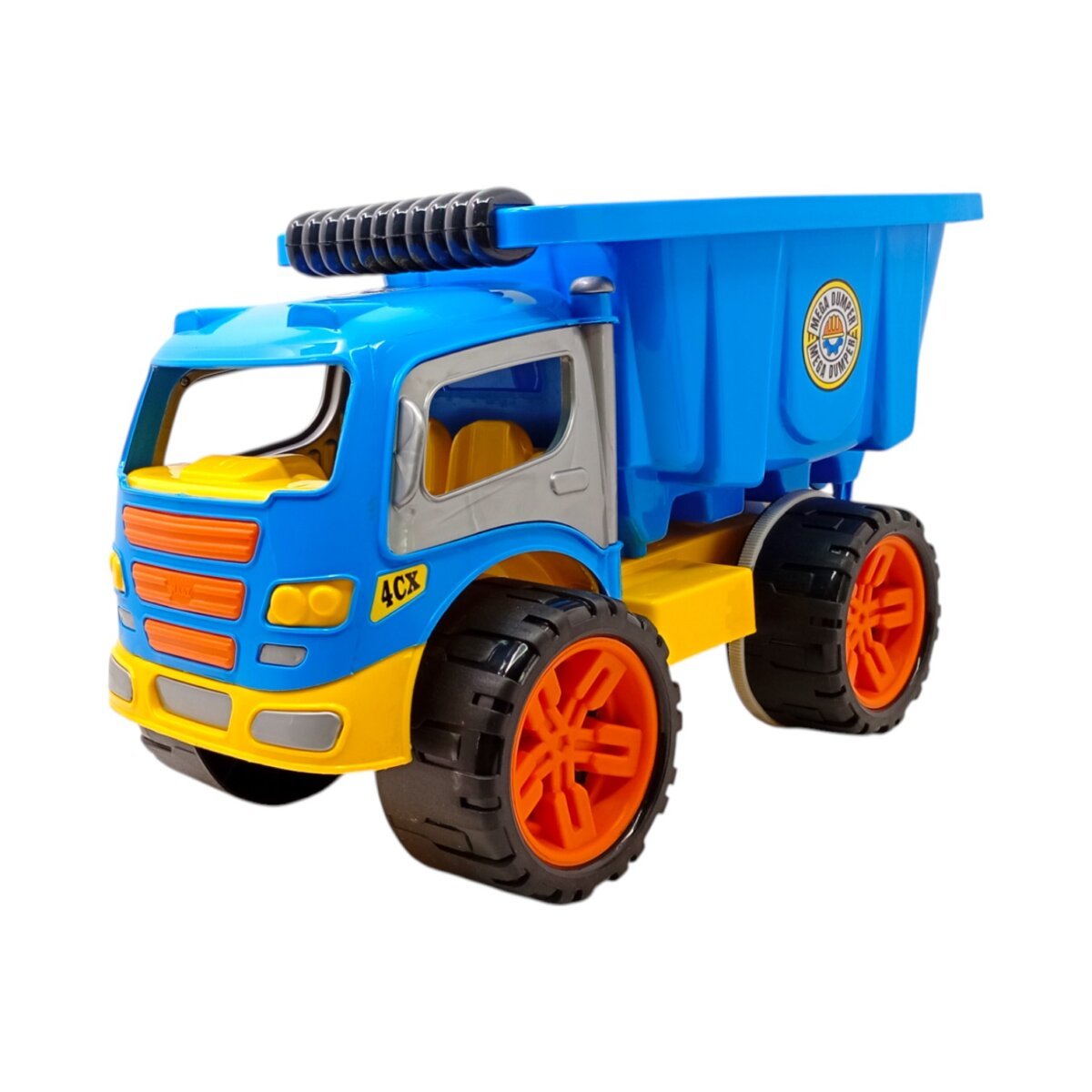 United Agencies Maaz Friction Power Mega Dumper Truck With Openable Hood And Door For Kids | Unbreakable Construction Vehicles Toy Truck | 3+ Years