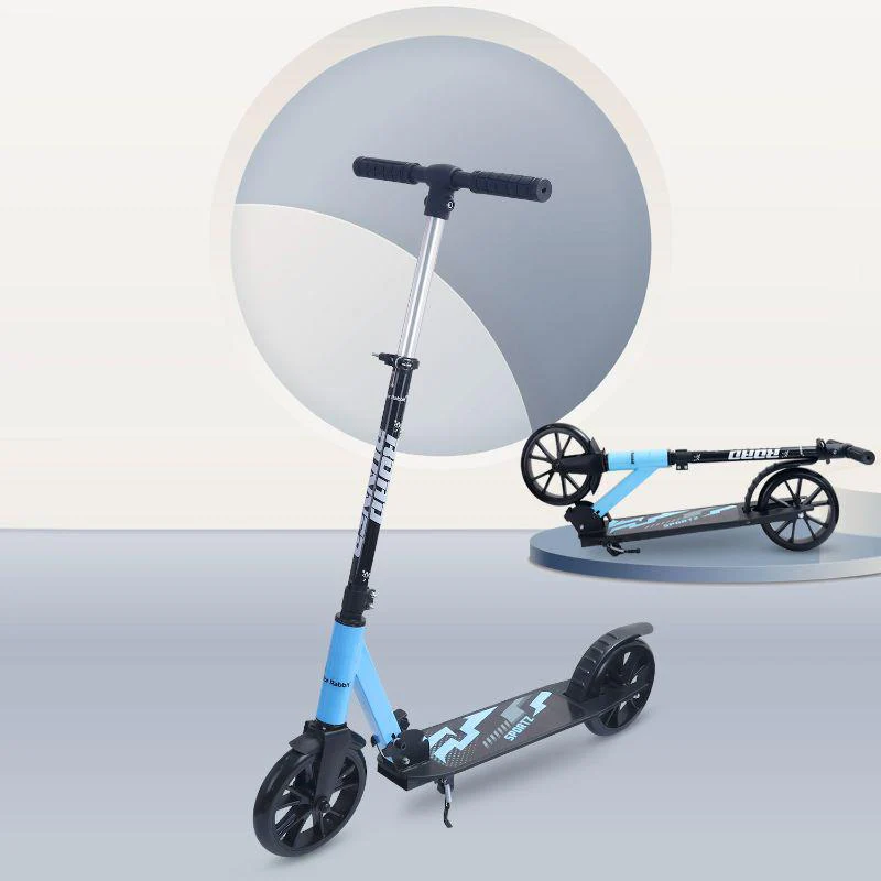 R For Rabbit Road Runner Sportz Scooter | 3 Level Height Adjustment, Easy Fold, Wide Base and Stand For Kids | 3+Year