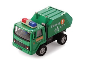 Shinsei Pull Black-N-Go Clean Up City Truck For Kids | Fun Toy For 3+ Years