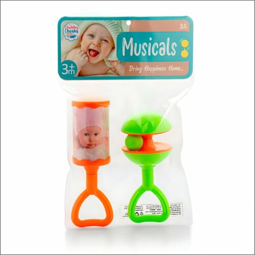 Sunny Chubby Cheeks Musicals Rattle Set 2 Pcs SY1193