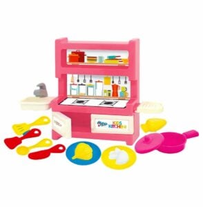 Sunny Kitchen Fun! Kitchen Set | Kids Role Play Toys for Creative and Educational Play | Safe and Engaging Pretend Cooking | 3+ Years