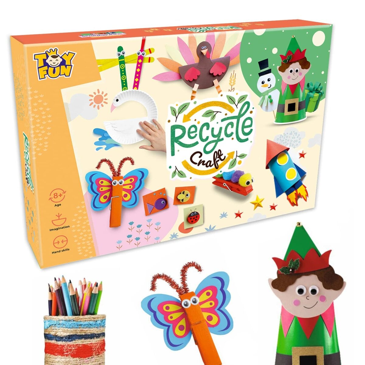 Toy Fun Recycle Craft | Creative DIY Activity Kit for Kids | 6+ Years