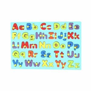 United Little Genius Wooden ABC Uppercase and Lowercase Puzzle – Fun Educational Wooden Alphabet Learning Toy for Kids Aged Three Years and Above