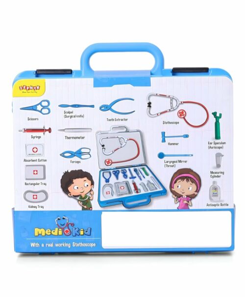 Zephyr Medi Kid Toy Doctors Play Kit Blue Color 3