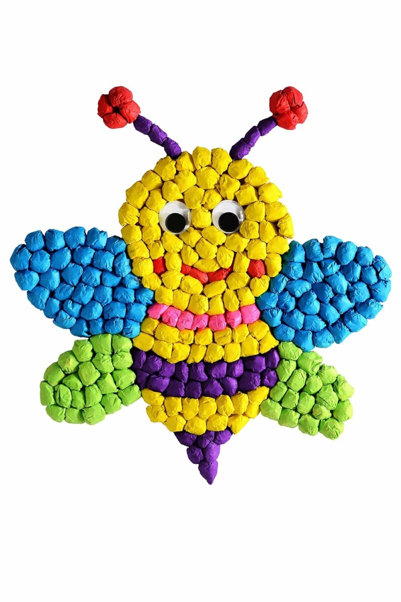 Cramp3 1 Happy Kids Paper Crumpling Craft Kit Cutties | Creative, Messfree Craft Fun For Kids | 3+ Years Happy Kids Paper Crumpling Craft Kit Cutties | Creative, Messfree Craft Fun For Kids | 3+ Years Image 3