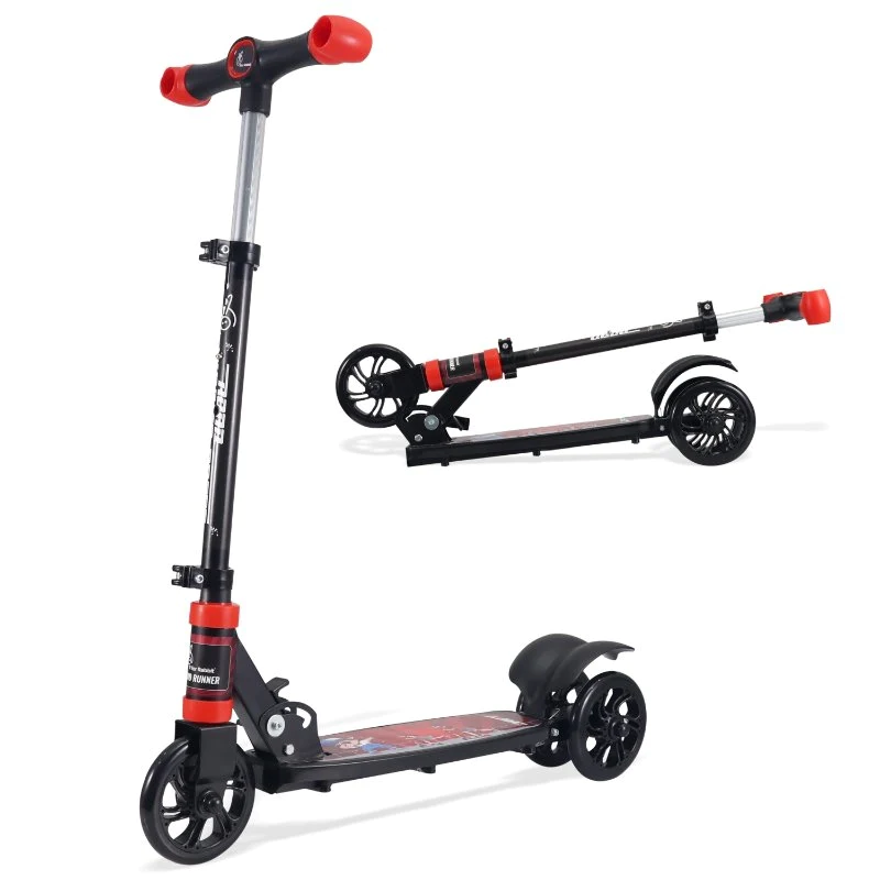 R For Rabbit Road Runner Drift Scooter-Pure Black For Kids | 2+Year