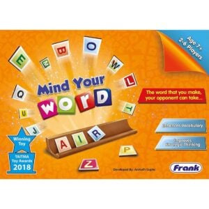 Frank Mind Your Word Board Game | Fast-Paced Spelling and Vocabulary Game for Kids | Educational Word-Building Family Game | 7+ Years