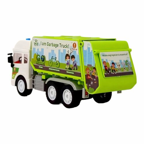 Friction Toy Engineering Construction Garbage Truck With Light amp sound LIM 8030 65A 3