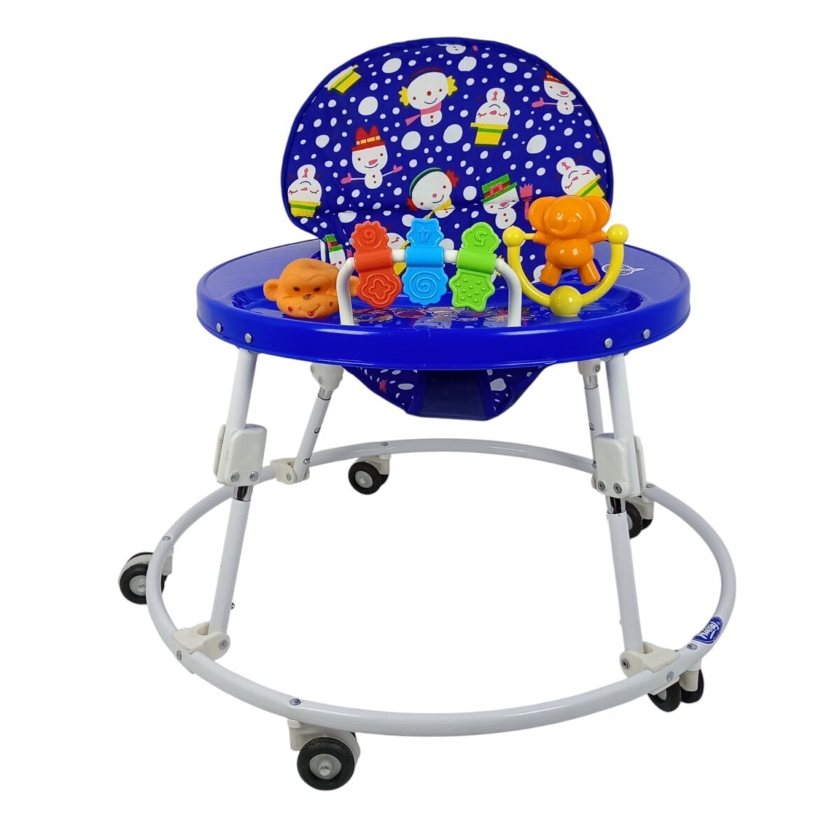 Natraj 2001 Baby Walker DLX | Position Adjustable Height 360 Degree Swivel Wheels Suitable For 8+Months