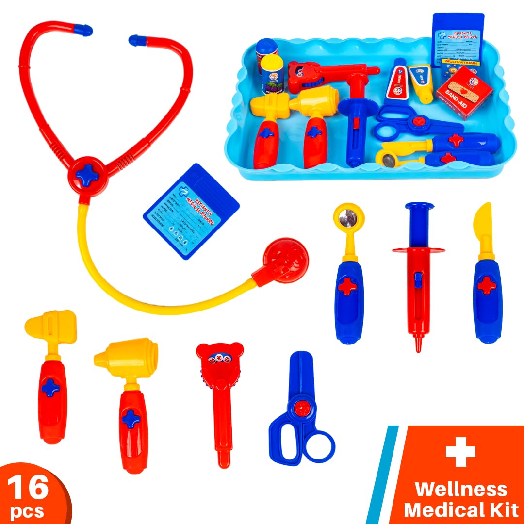 Ratna's Wellness Medical Doctor Kit | Pretend Play Set  For Kids | 2 Years+