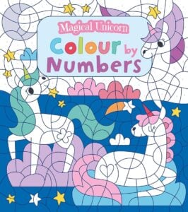 Arcturus Magical Unicorn Color by Numbers | Creative Activity Book for Kids | 6+ Years